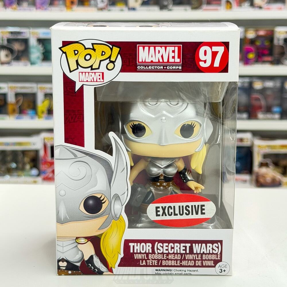 Funko Pop Marvel Collector Corps Lady Thor Jane Foster Secret Wars 97 Toy Figure